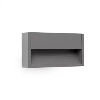 Уличный настенный светильник Grada-2 тёмно-серый 25X4,6X12,8 CM