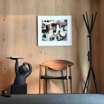 Приставной столик Monkey 60X40X60 CM чёрный