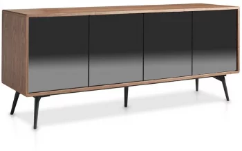 Комод с шпоном из ореха Onyx 180X50X76 CM