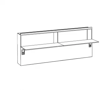 Кроватный блок Modus 237,2X95,7X30 CM
