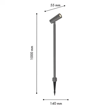 Грунтовый светильник Micron