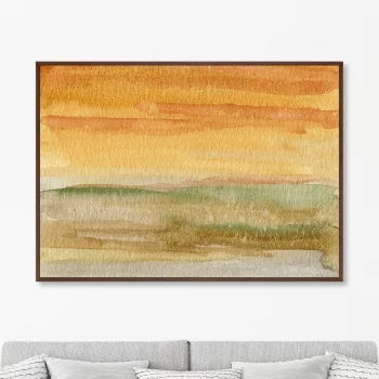Репродукция на холсте Valley landscape in July 105X75 CM