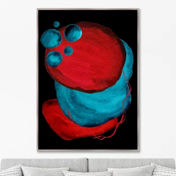 Постер на холсте Forms and colors 75X105 CM