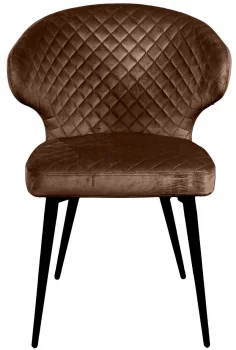 Стул Richard 56X56X81 CM коричневый