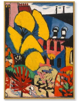 Репродукция картины на холсте Trees 75X105 CM