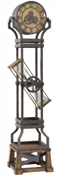 Напольные часы в стиле стимпанк Hourglass 47X44X197 CM