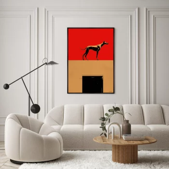 Постер на холсте The two in one space 75X105 CM