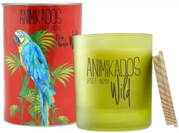 Свеча ароматическая Parrot цитрусовый wild 40 часов горения