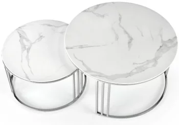 Комплект столиков Mercury 60X60X38 / 80X80X45 CM