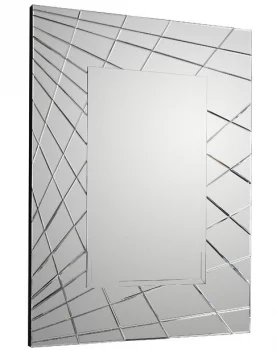 Зеркало прямоугольное в раме из зеркал Fusion 110X150 CM