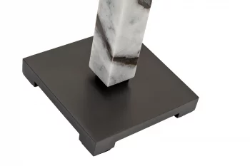 Настольная лампа с белым плафоном 38X38X87 CM