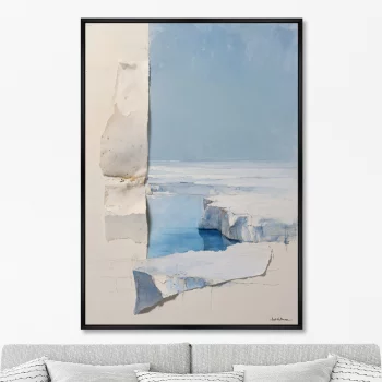Постер на холсте Movement of Ice Fields 75X105 CM