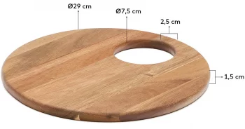 Доска сервировочная Klot Ø29 CM