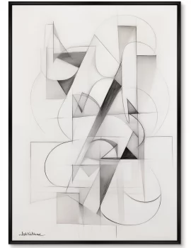 Постер на холсте Search for the Forms 75X105 CM