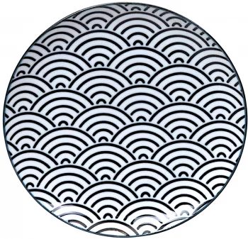 Тарелка Nippon Black Ø26 CM Wave