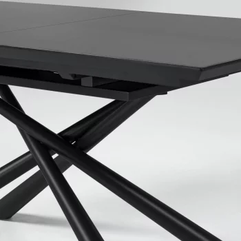 Раздвижной стол со стеклянной столешницей Theone 160-210X90X76 CM