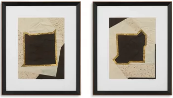 Комплект из двух постеров Creased Umber 77X92 / 77X92 CM
