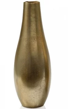 Ваза Antique Matt Gold 12X12X36 CM