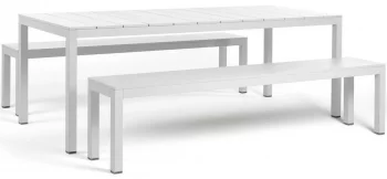 Обеденная группа для сада Set Rio Bench Alu