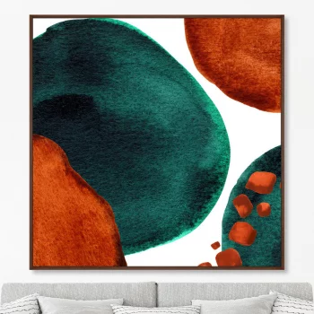 Постер на холсте Forms and colors 105X105 CM