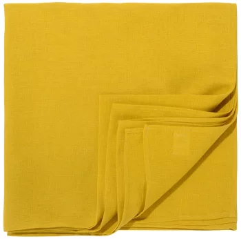 Скатерть из стираного льна Essential 150X250 CM горчичного цвета