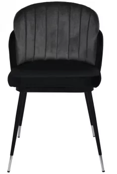 Стул Peki 60X61X80 CM чёрно-серый
