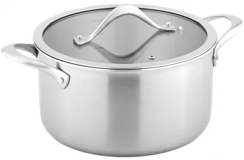 Кастрюля с крышкой 3ply Etalon 6 L