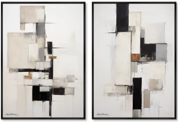 Набор из двух постеров на холсте Tonal emptiness 75X105 / 75X105 CM