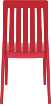 Стул пластиковый Soho 45X55X89 CM красного цвета