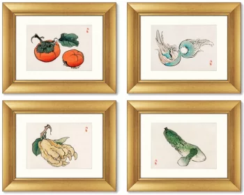 Набор постеров Persimmons 51X41 / 51X41 / 51X41 / 51X41 CM