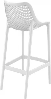 Стул пластиковый барный Air 45X53X105 CM белый