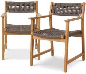 Комплект из двух садовых стульев Cancun 58X60X82 / 58X60X82 CM