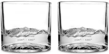 Набор из двух стаканов для виски Smoky Mountain 230 ml