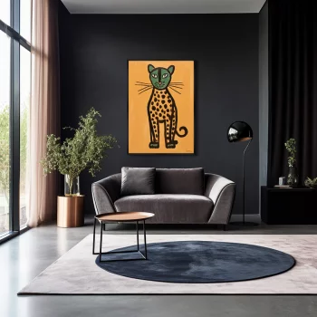 Постер на холсте Wild Cats 75X105 CM