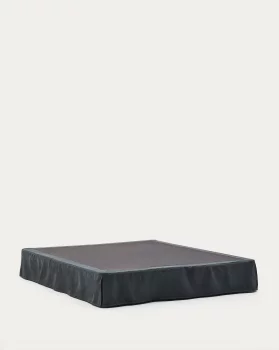 Основание для матраса Jaira с чехлом anthracite grey из льна и хлопка 180X200X29 CM
