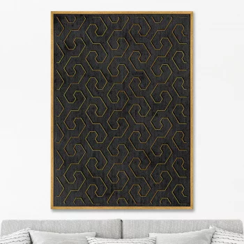 Постер на холсте The Line ornament 75X105 CM