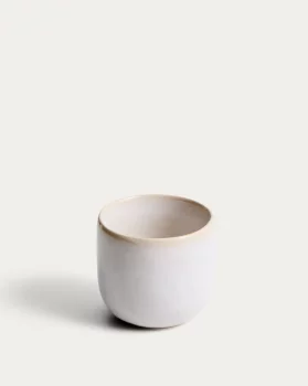 Белая керамическая кружка Uilo 7.5X7.5X6.3 CM