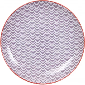 Тарелка Star/Wave Rim Ø26 CM фиолетовая
