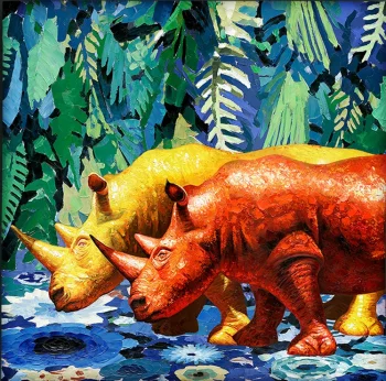 Картина Rinho 120X120 CM