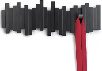 Вешалка настенная Sticks 49X18 CM чёрная