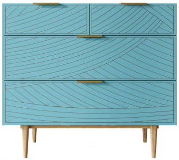 Комод Line 90X50X90 CM blue
