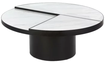 Кофейный столик Vaso Marable 90X90X36 CM