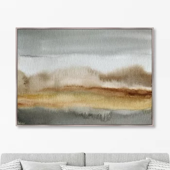 Постер на холсте Autumn landscape 105X75 CM