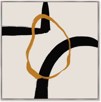 Репродукция на холсте Geometry of love 105X105 CM