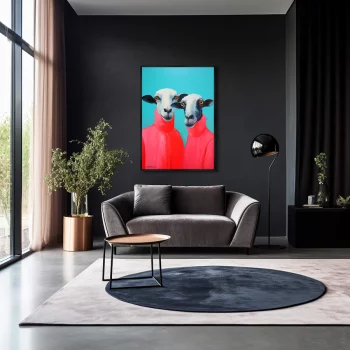 Постер на холсте A look into the soul 75X105 CM