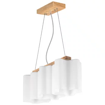 Подвесная люстра Nubi Legno 54X20X40 CM