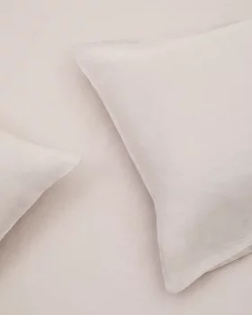 Натяжная простыня из серого льняного смесового материала Simmel 90X200X1 CM