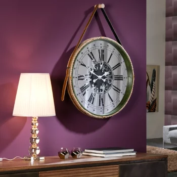 Часы в раме из пеньковой верёвки Treviso Ø63 CM