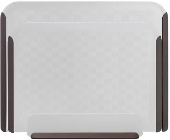 Набор из двух разделочных досок с подставкой Smartchef 40X31 / 36X25 CM