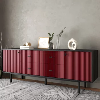 Комод Emerson 190X45X70 CM Red